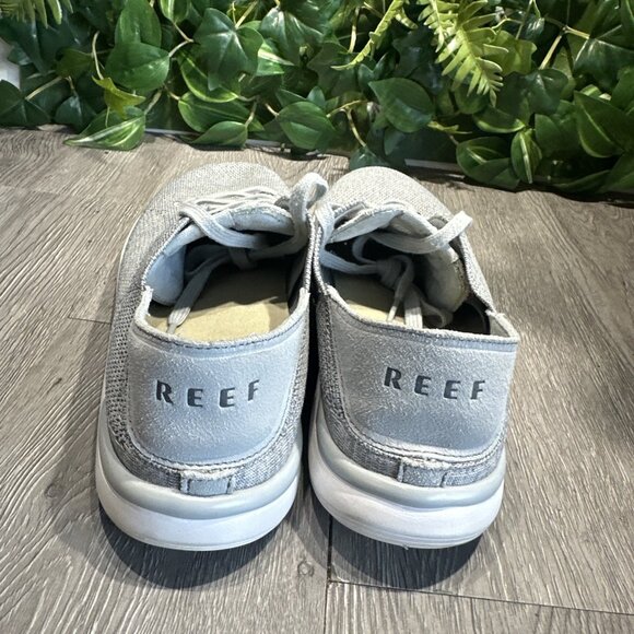 Reef Men\'s Swellsole Sneakers Size 10 Neptune Grey Knit Slip On Casual Shoes main image 4